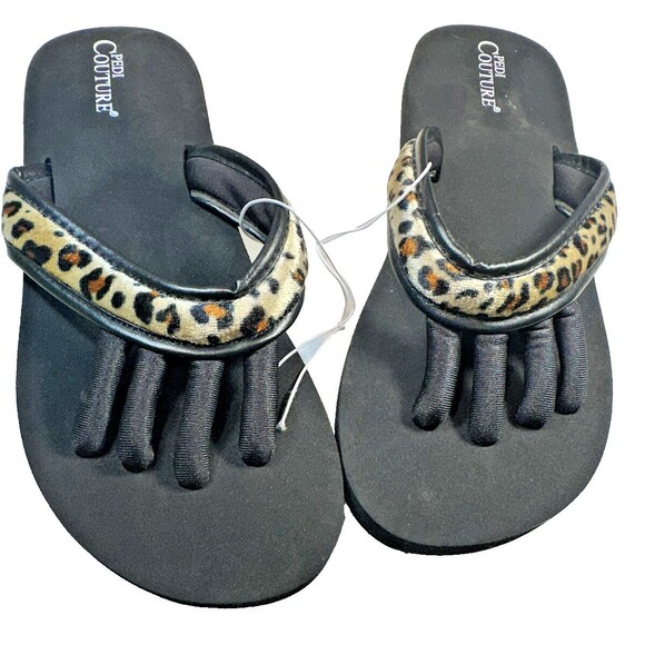 Pedi Couture Toe Separator Sandals for Women- Pedicure/Yoga Sz 10- Arch Support - Picture 3 of 4